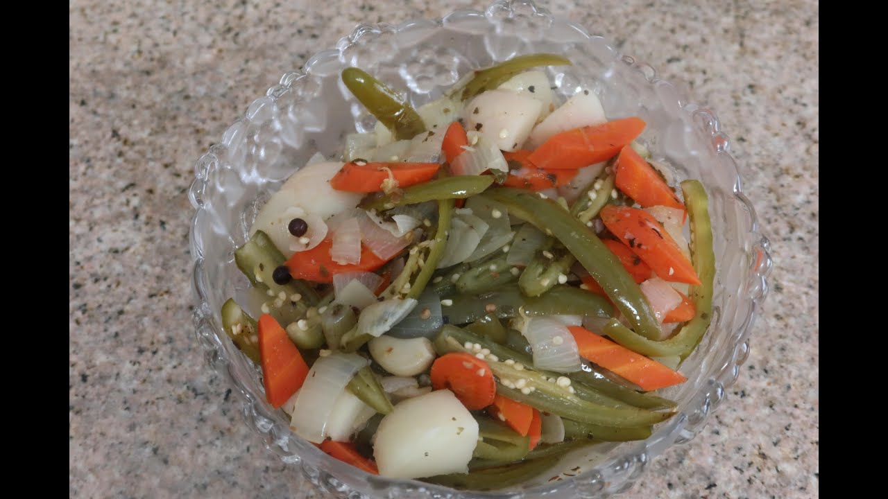 Cuando Prepares estos Chiles En Vinagre no Volveras a comprar Chiles en Lata. Mi Cocina Mis Sabores.