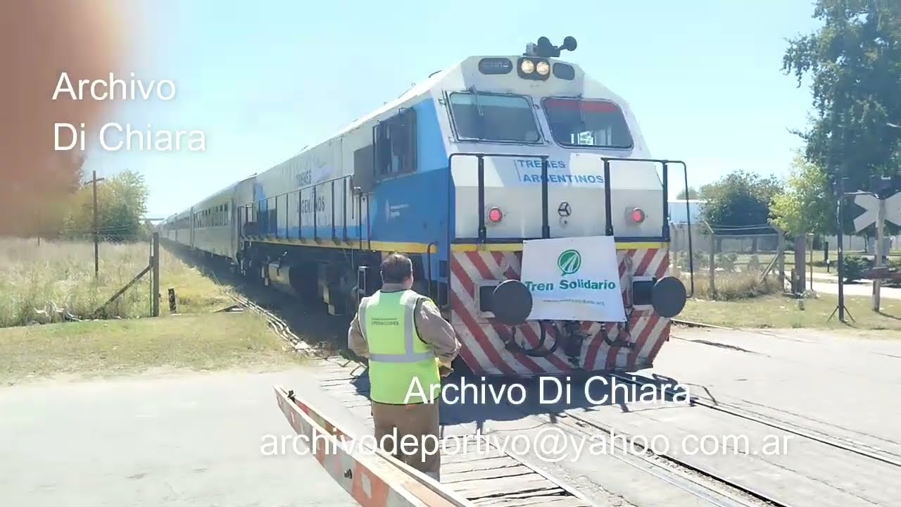 Tren Solidario transitando por Lezama y Castelli (2026)