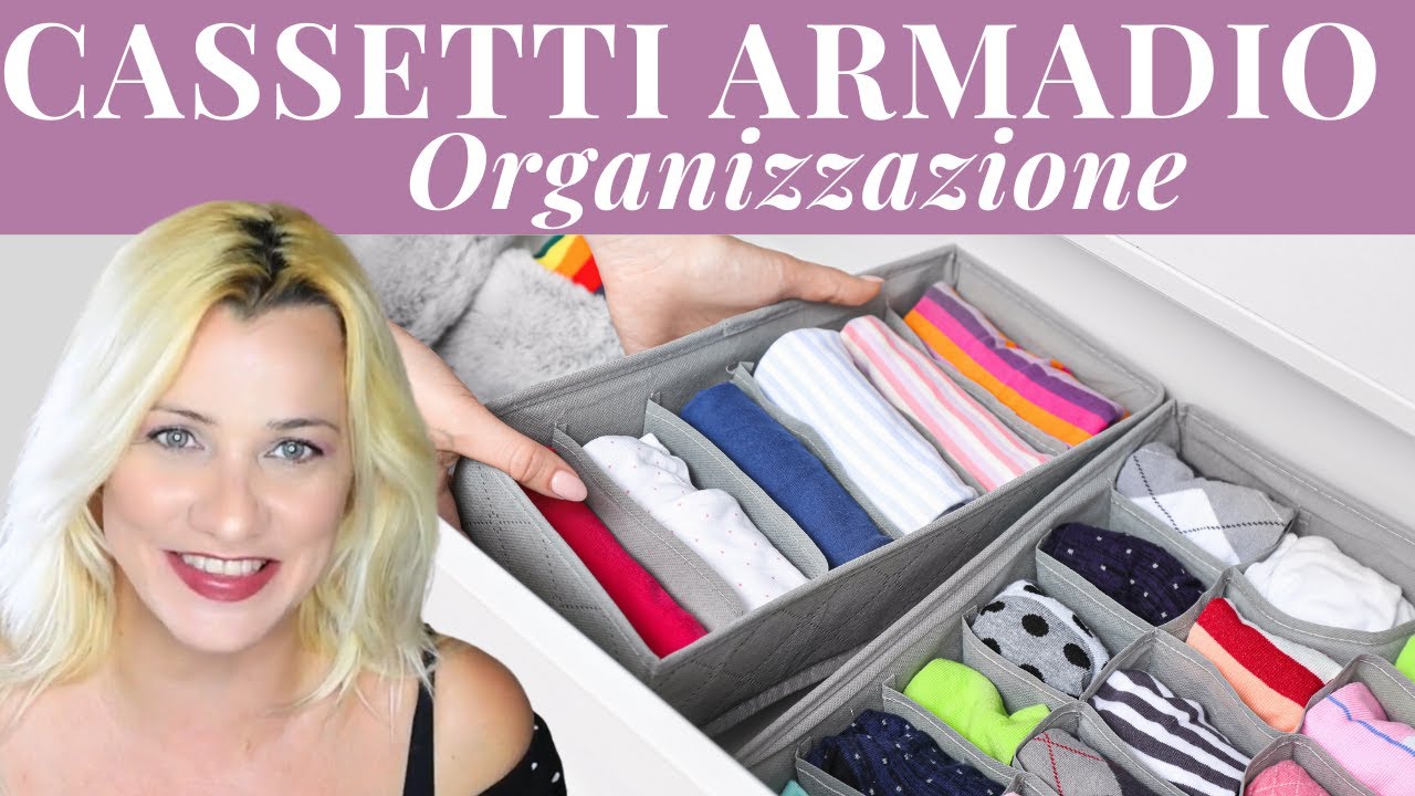 ORGANIZZAZIONE CASSETTI  DELL' ARMADIO GUARDAROBA #3