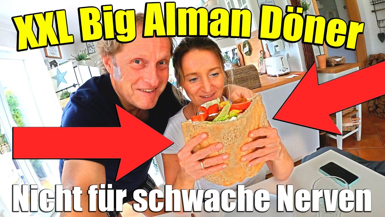 XXL Big Alman D&ouml;ner - Nicht f&uuml;r schwache Nerven  😎 Addi Habibi Corona Vlog 4K