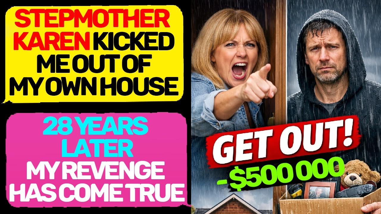 My Stepmother Karen Kicked Me Out of My own House… 28 Years Later the Will Finally Triggered MC