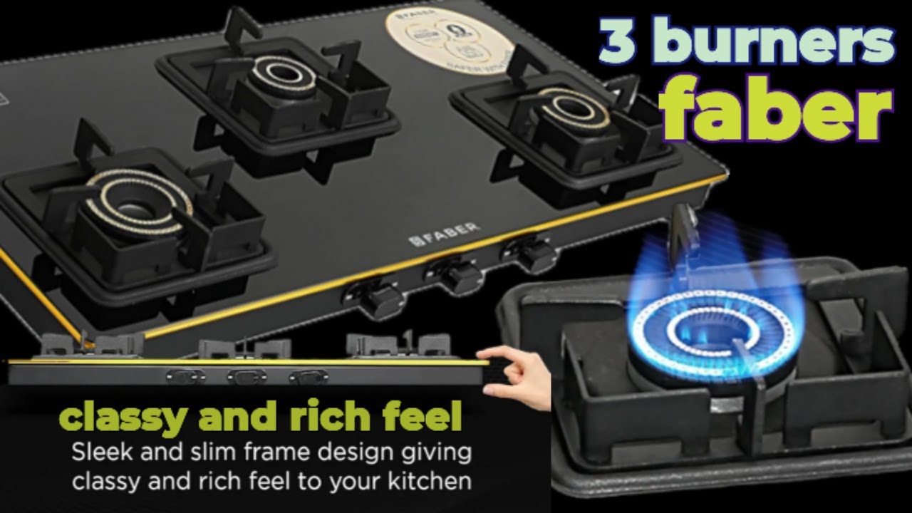 Faber 3 glass burners 77cm cooktop lene ki soch rahe ho to ye best hai👍 unboxing /review /demo