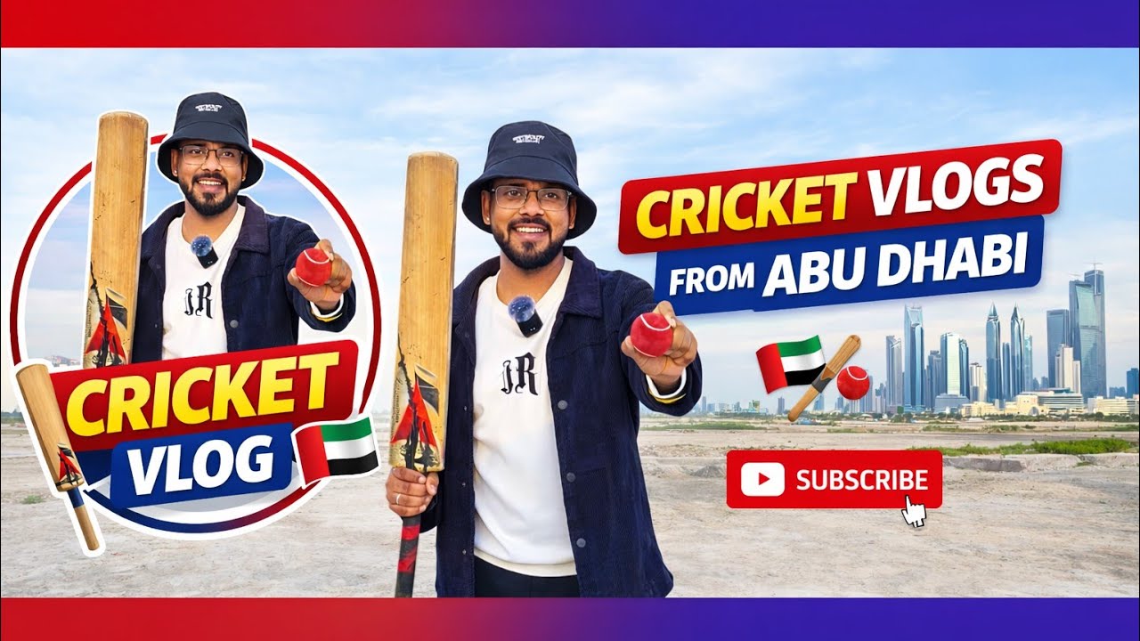 Abu Dhabi Mein Cricket Match  | Day  Off Masti Vlog |  Desi Life in UAE 