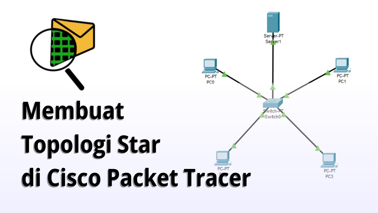 Tutorial Membuat Topologi Star di Cisco Packet Tracer
