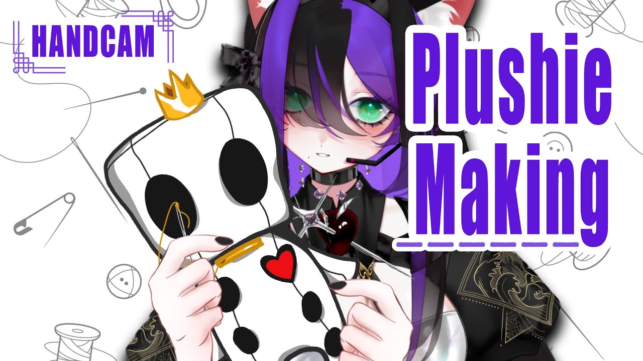 Plushie Making: You as a DOMINO! + Giveaway of the plush!【HANDCAM】