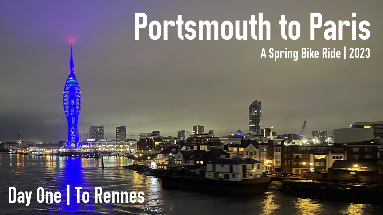 #1 - Portsmouth to Paris | To Rennes | Eurovelo | Bike Packing | Solo Bike Tour | Bike Camping