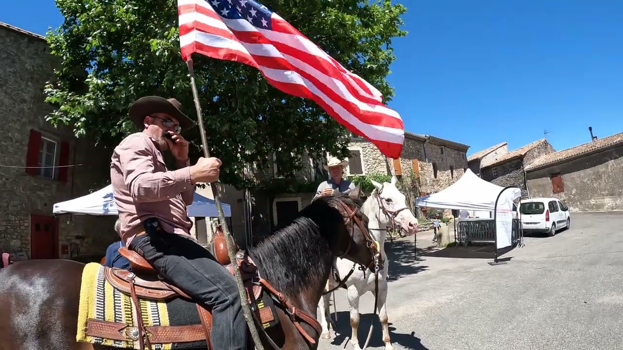 F&ecirc;te du boeuf & du pastoralisme &agrave; Bouisse en Occitanie (4K)