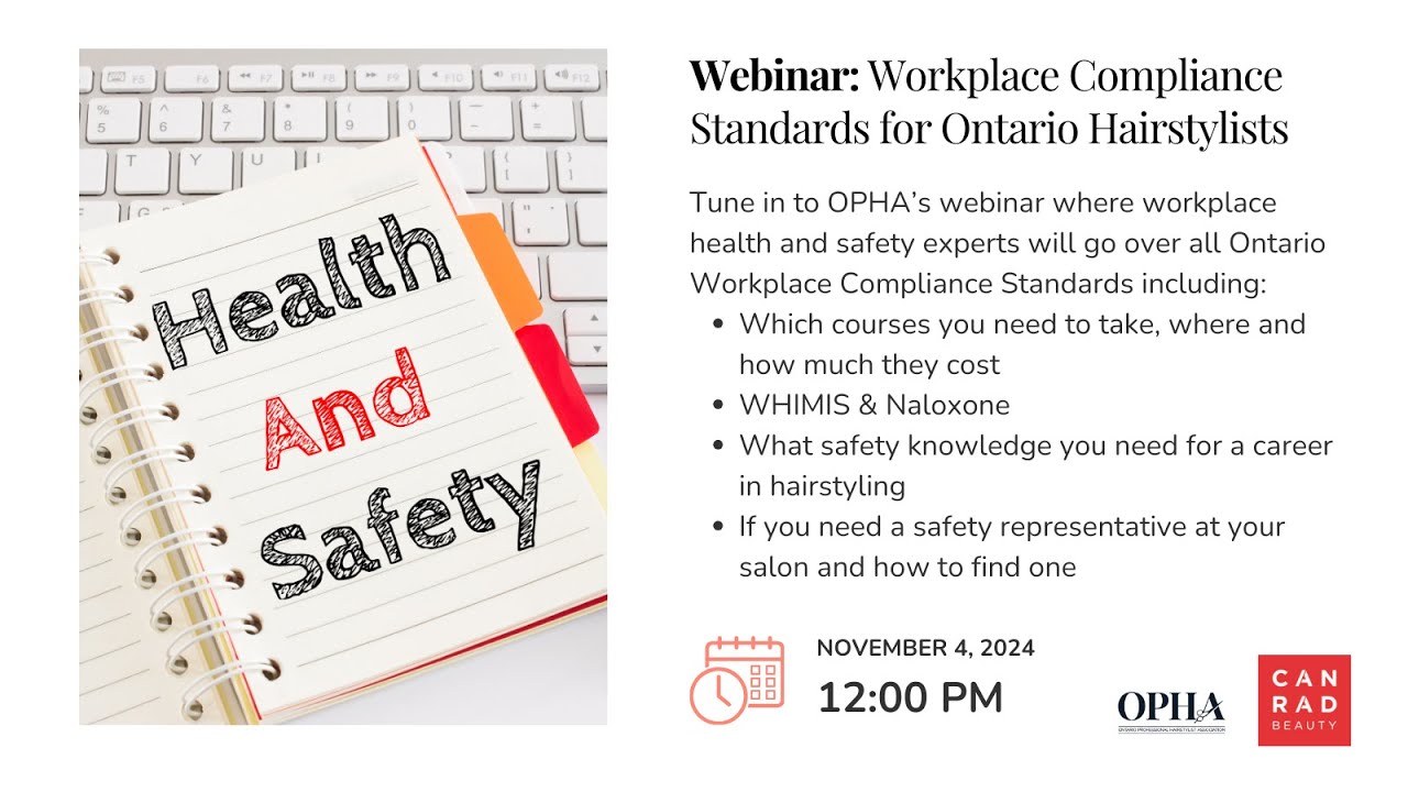 Webinar: Workplace Compliance Standards for Ontario Hairstylists