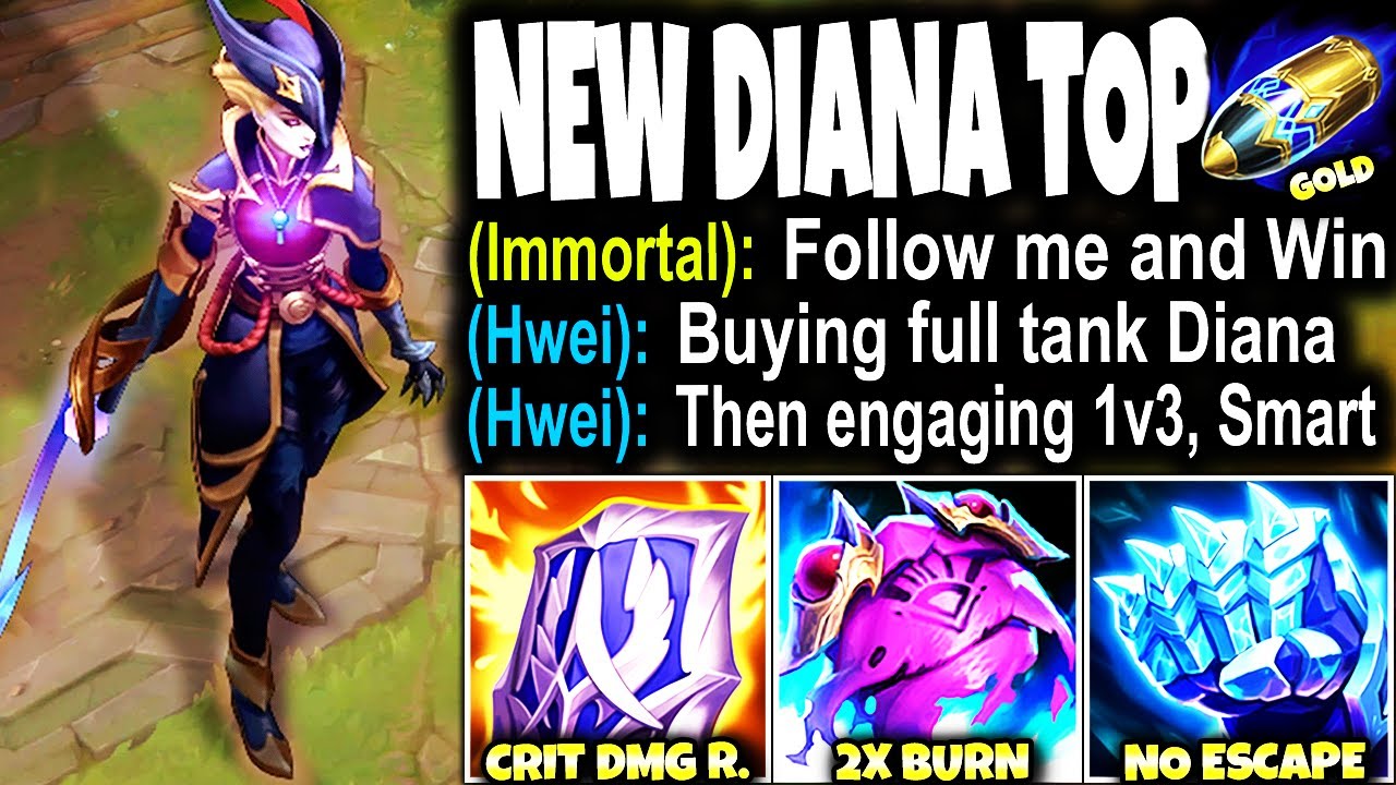 Diamond Team can't Understand the POWER Of my New META IMMORTAL DIANA TOP BUILD 🔥 | s15 Gameplay