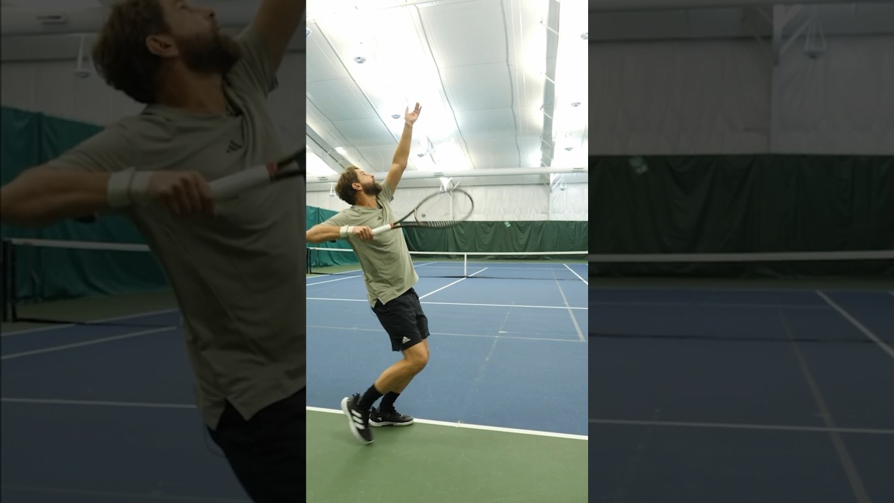 The Tip That Took My Serve From 100mph to 120mph #tennis #tennislesson #tennistips #serve #power
