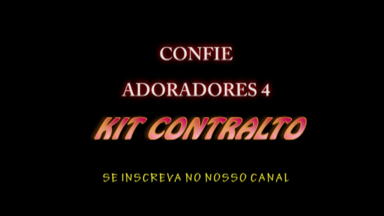CONFIE- KIT CONTRALTO- ADORADORES 4