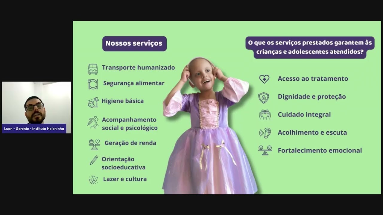 Heleninha no IV Congresso Brasileiro de Oncologia Clínico-laboratorial