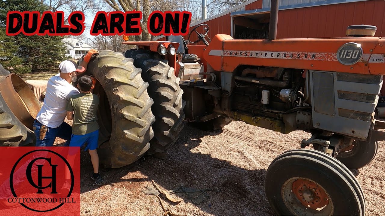 Spring is Here!  Putting the Duals on the Massey 1130!