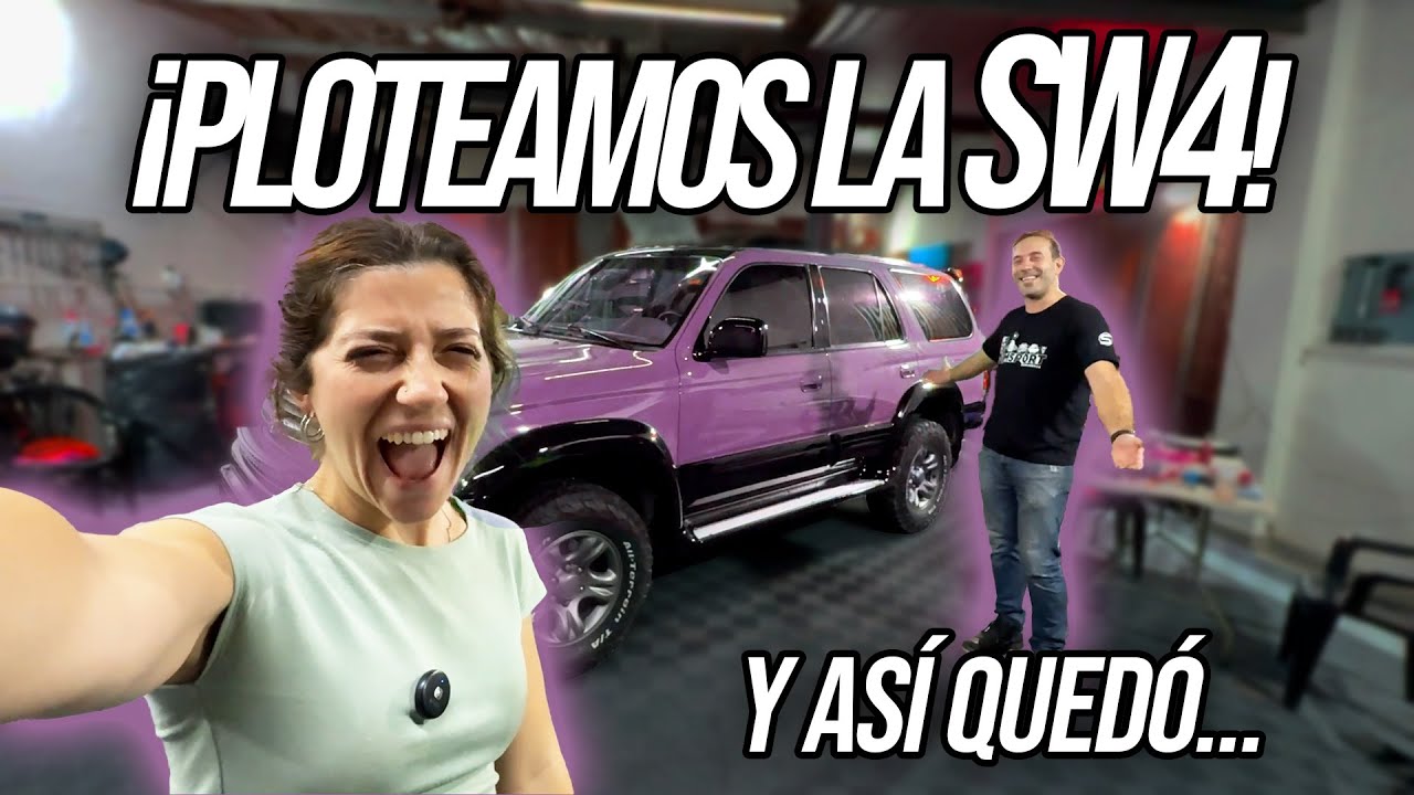 Nuevo color a la SW4!! La ploteamos nosotros mismos...