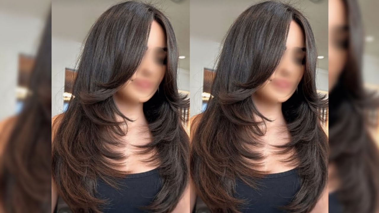 طريقة قص الشعر قصة الديكرادي (الشلال) خطوة بخطوة مع الشرح 😍😍/Hair cutting method included