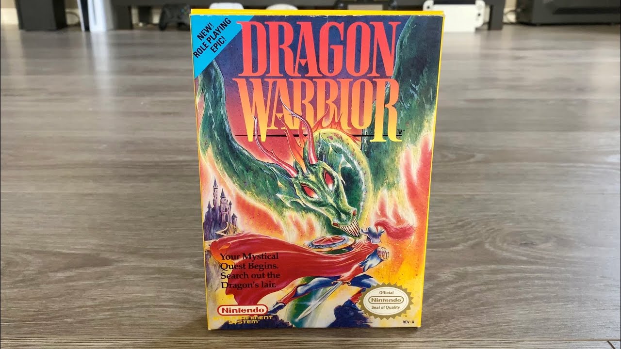 Dragon Warrior Unboxing ASMR - Nintendo 8bit