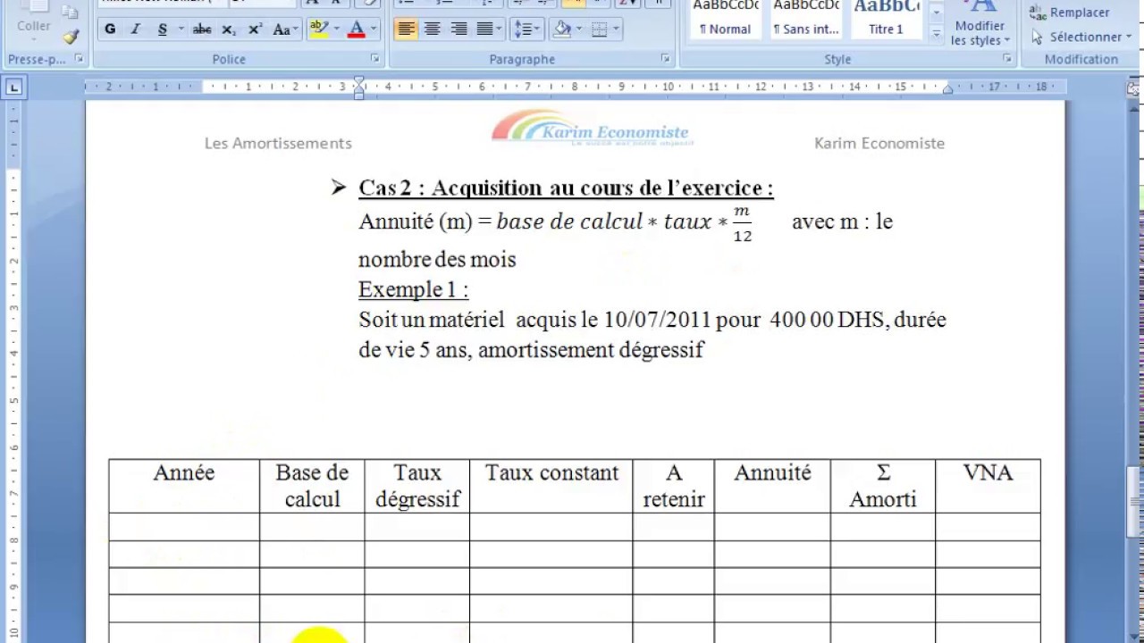 comptabilité générale S2 