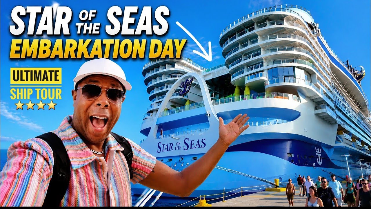 STAR OF THE SEAS &mdash; &laquo;САМЫЙ БОЛЬШОЙ КРУИЗНЫЙ ЛАЙНЕР В МИРЕ!&raquo; ДЕНЬ ПОСАДКИ (Полный обзор судна)