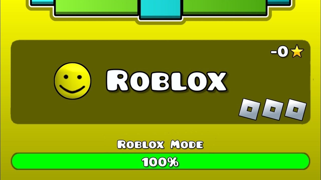 Probé Geometry Dash en Roblox! 😱