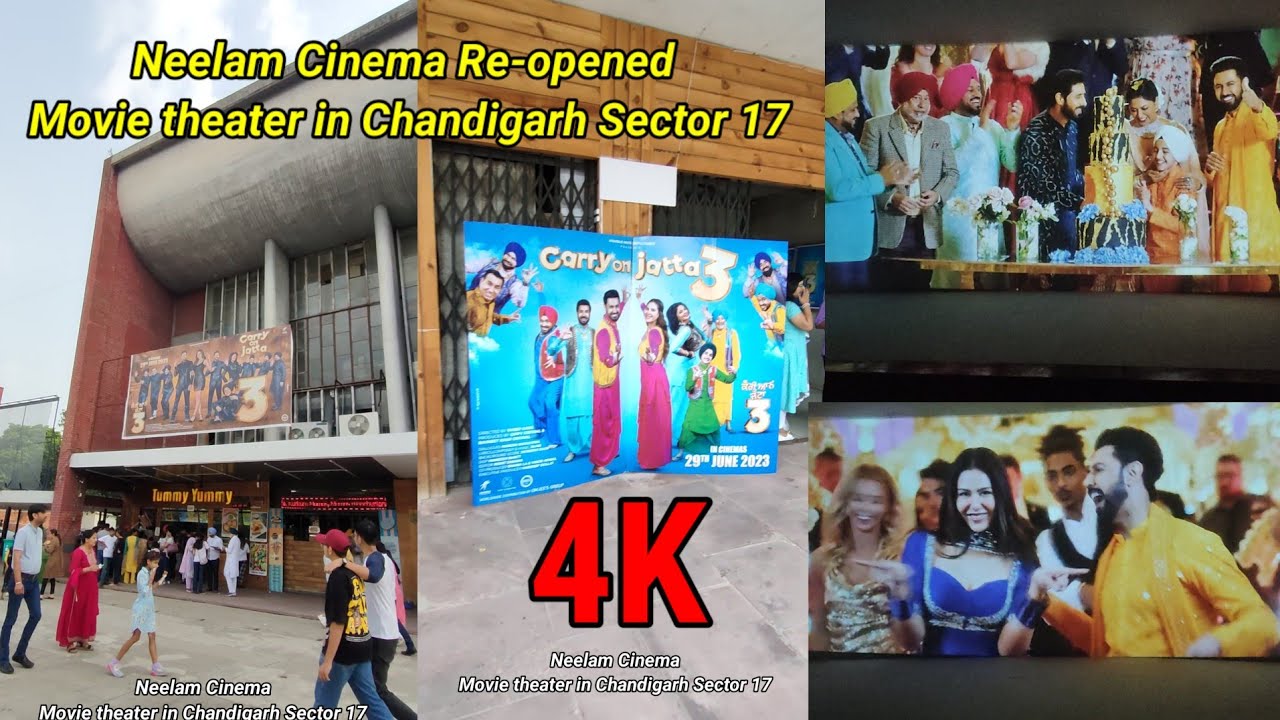 Neelam Cinema Re-opened Movie theater in Chandigarh Sector 17- Billo Walking Tour