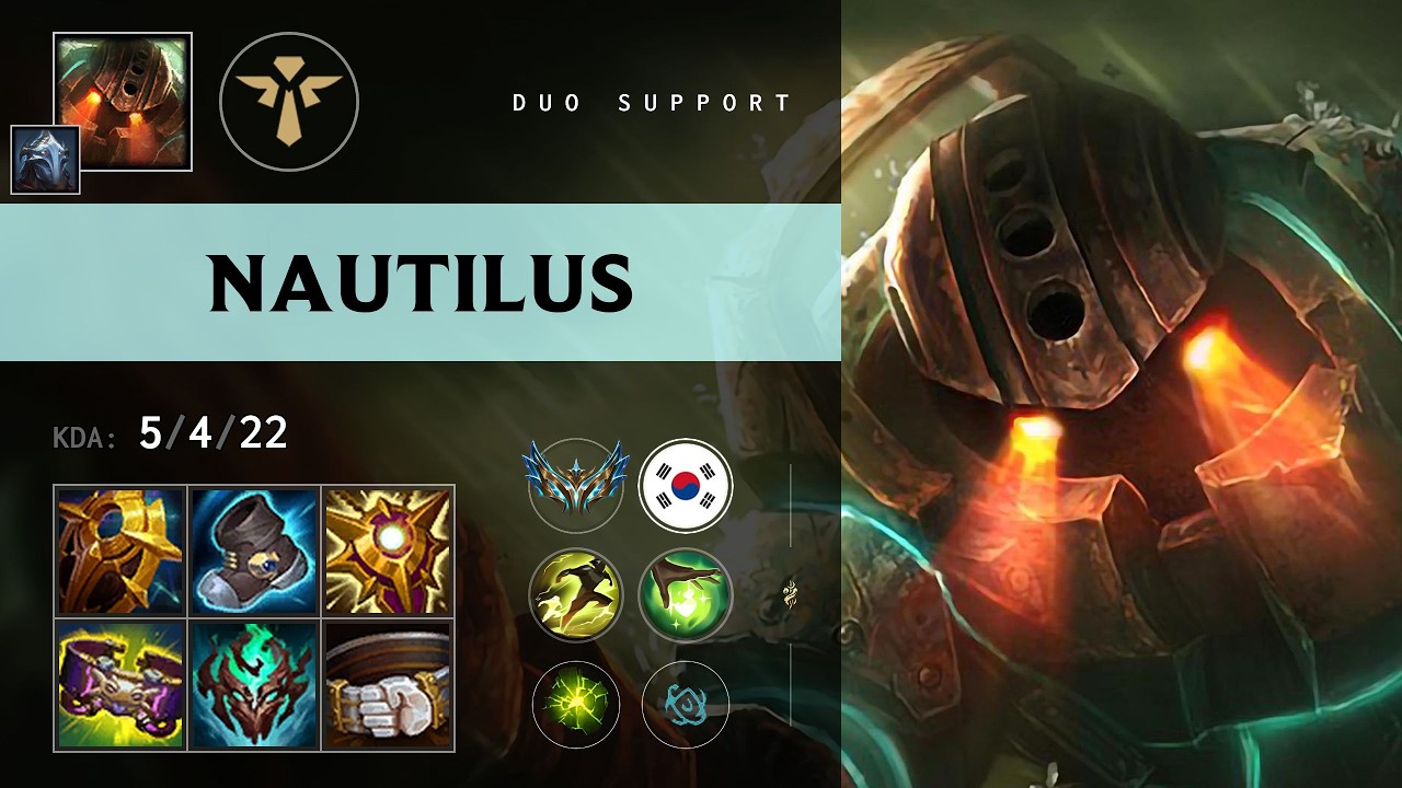 Nautilus Support vs Bard - KR Challenger Patch 26.17