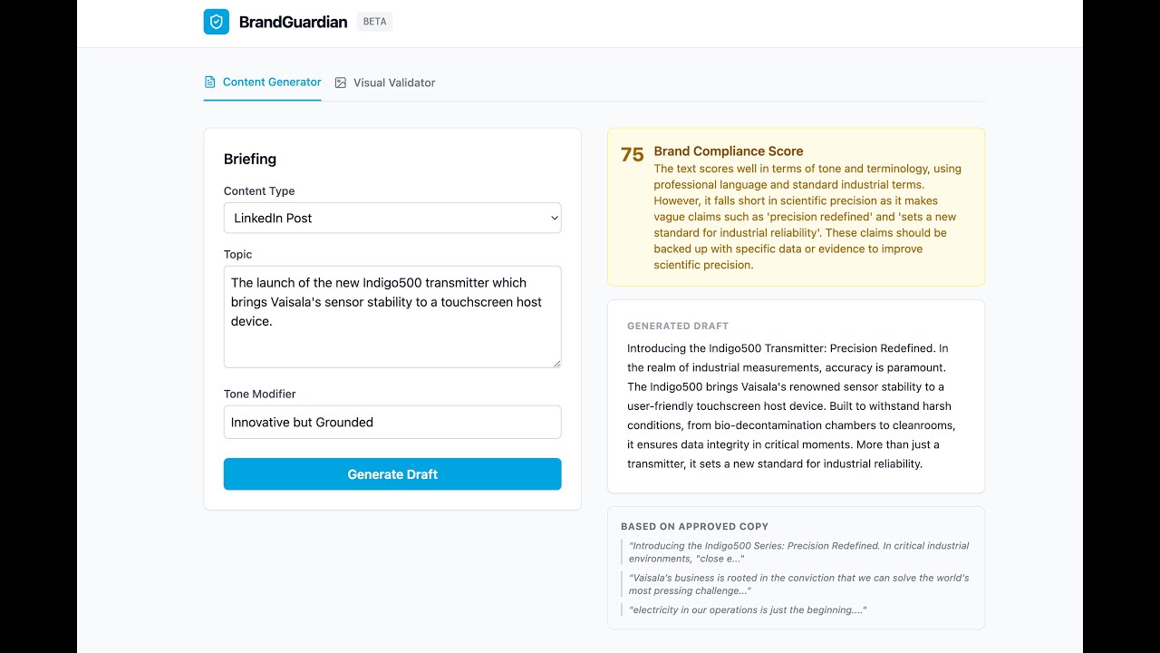 BrandGuardian: AI Brand Compliance Agent
