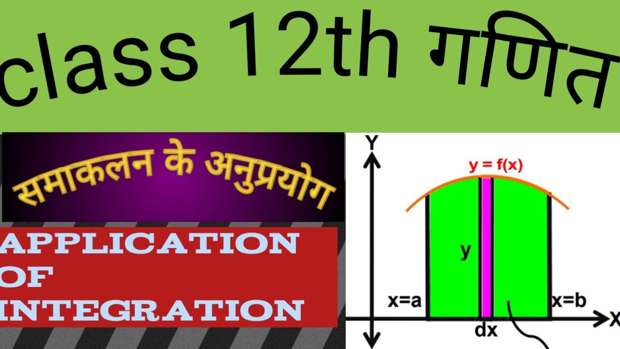 Class 12 ganit application of integration