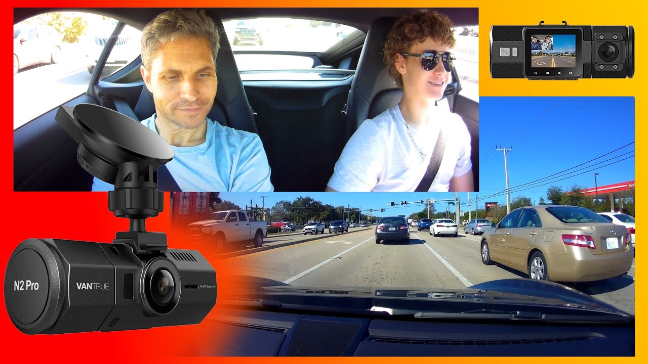 Vantrue N2 Pro | Test Footage Day & Night | Accident Porsche 718 Cayman