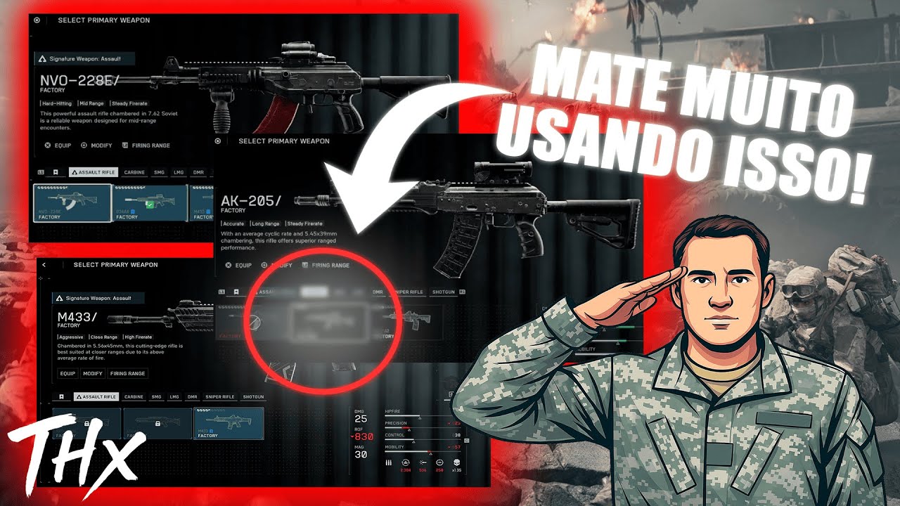 🔴🔥 CARABINAS E FUZIS DE ASSALTO NO NOVO BF6! COMO MATAR MUITO NO BF6 | NOÇÕES DE ROTAÇÃO #bf6 #m433
