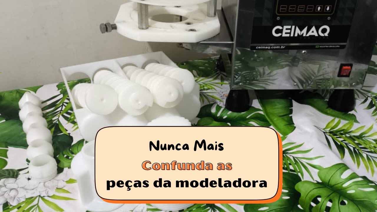 Como diferenciar as pe&ccedil;as da Modeladora  | Passo a passo com Vivendo de Salgados