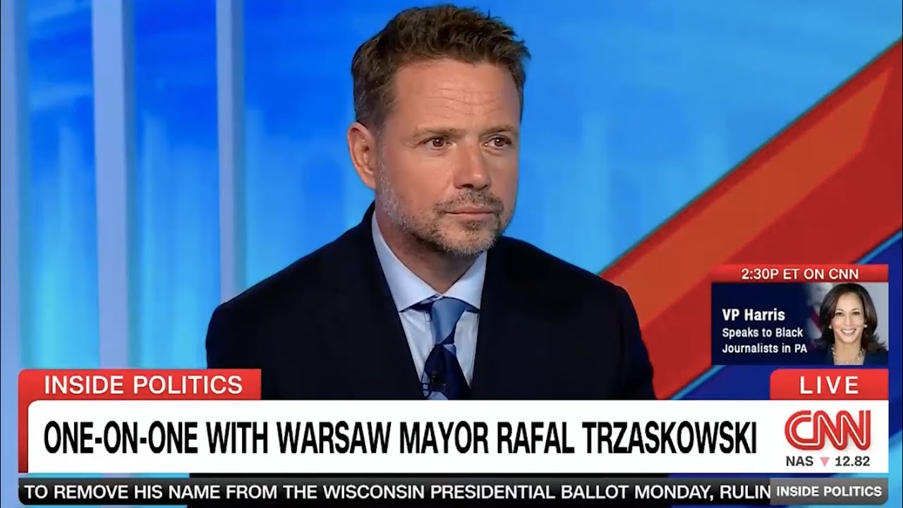 Rafał Trzaskowski: Rozmowa z Daną Bash w programie Inside Politics w CNN