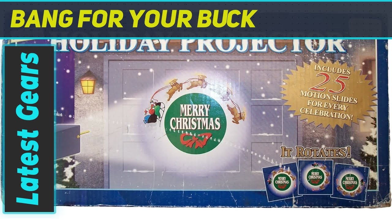 Mr. Christmas Motion Holiday Projector: The Best Way to Light Up Every Celebration!