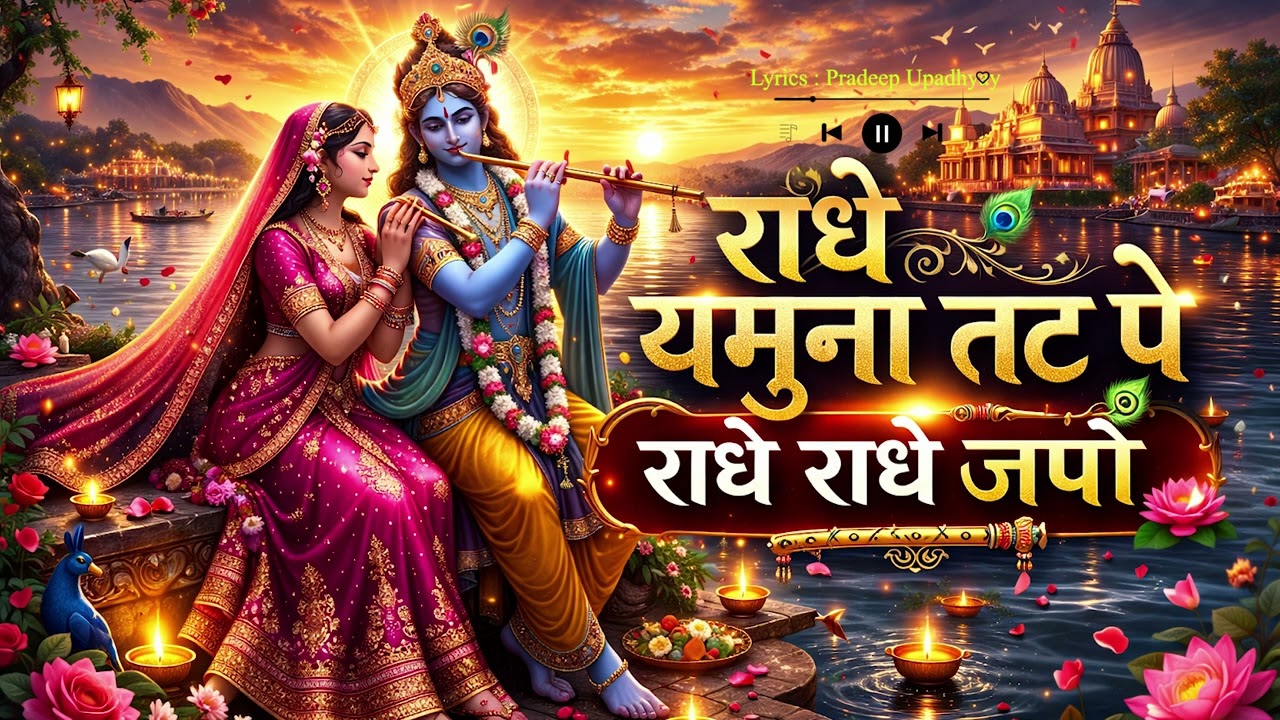राधे यमुना तट पे | राधे राधे जपो | Lyrics: Pradeep Upadhyay | Radha Krishna Bhajan 2026