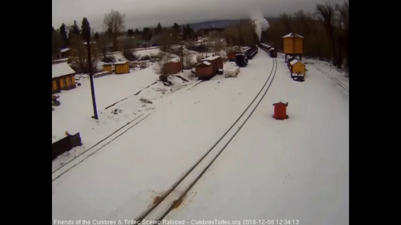 12/8/2018 Cumbres and Toltec Christmas trains Saturday train 2