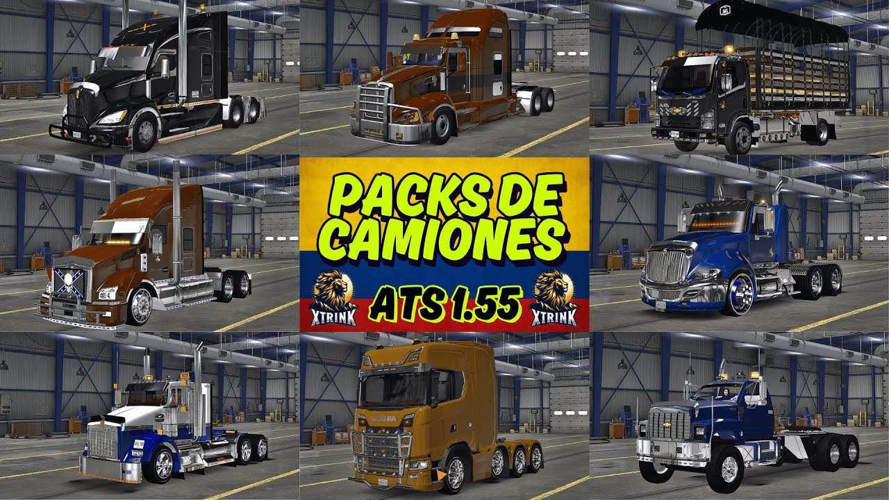 DESCARGAR PACKS DE CAMIONES COLOMBIANOS - ATS 1.56 - AMERICAN TRUCK SIMULATOR