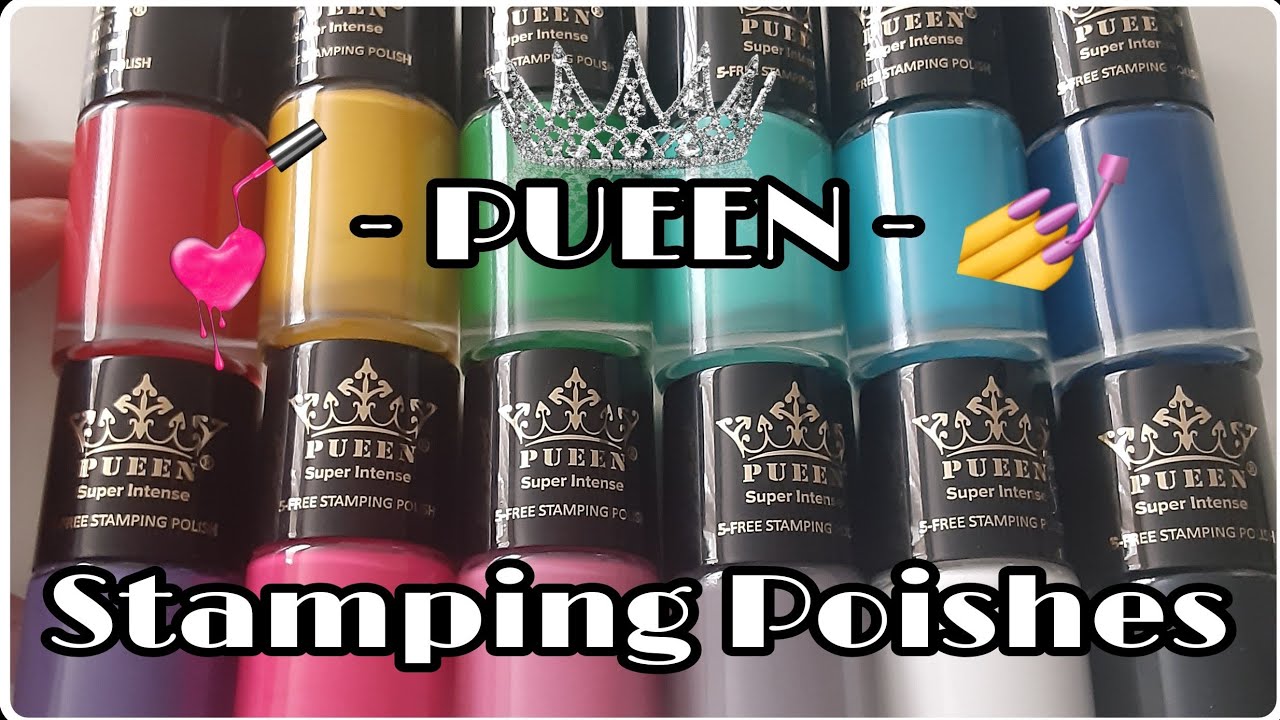 PUEEN Stamping Polish Swatch | MAENAILDESIGNS