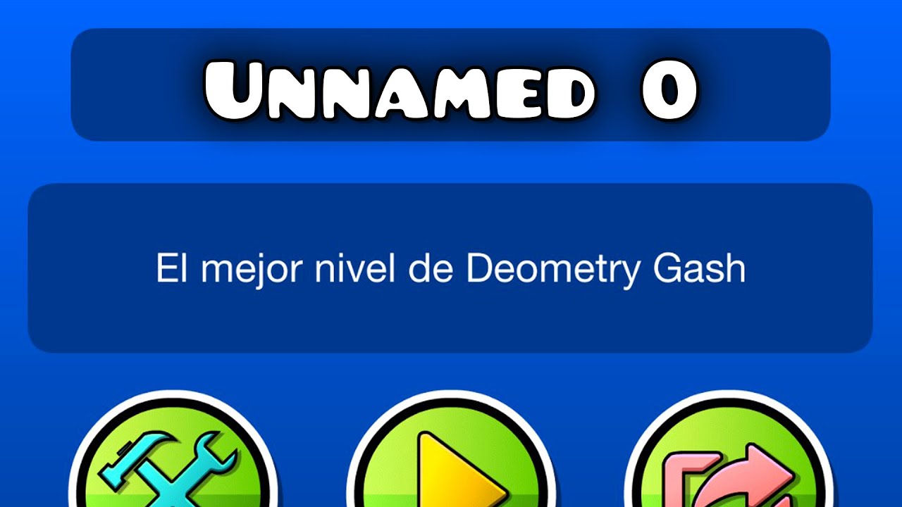 Cuando creas tu primer nivel en Geometry Dash