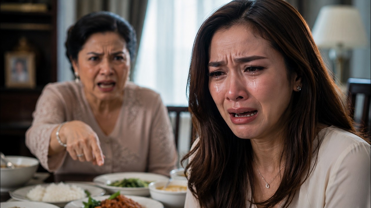 Aku Diam 5 Tahun Demi Keluarga Ini… Tapi Suamiku Mematahkan Harga Diriku di Meja Makan