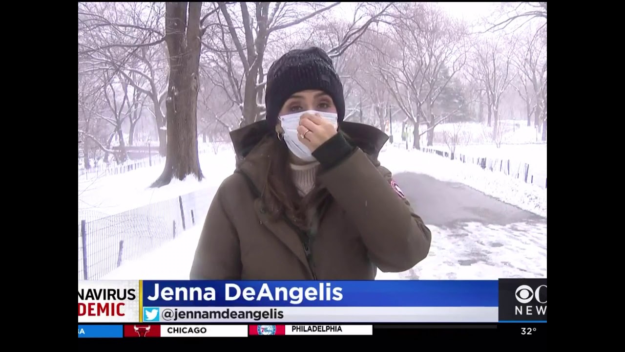 CBS2&rsquo;s Jenna DeAngelis On How To Wear 2X Layered & Comfortable 😷 During The 😷 - 2/19/2021