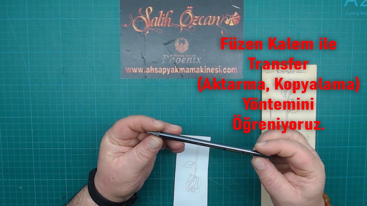 Füzen kalem ile Transfer (Aktarma, Kopyalama) Yöntemini Öğreniyoruz.