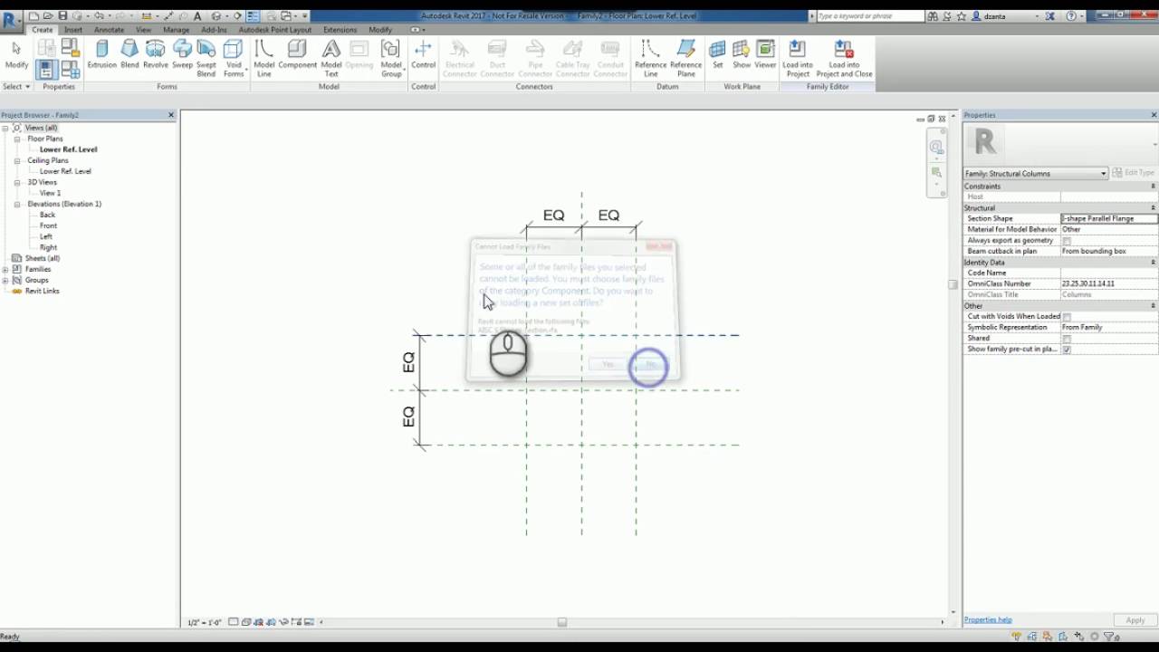 Revit Steel Profile within Family