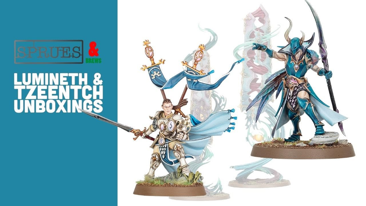 Tzeentch and Lumineth 2026 Unboxings - Warhammer Age of Sigmar - Fatemaster, Argent Shards, Vanari