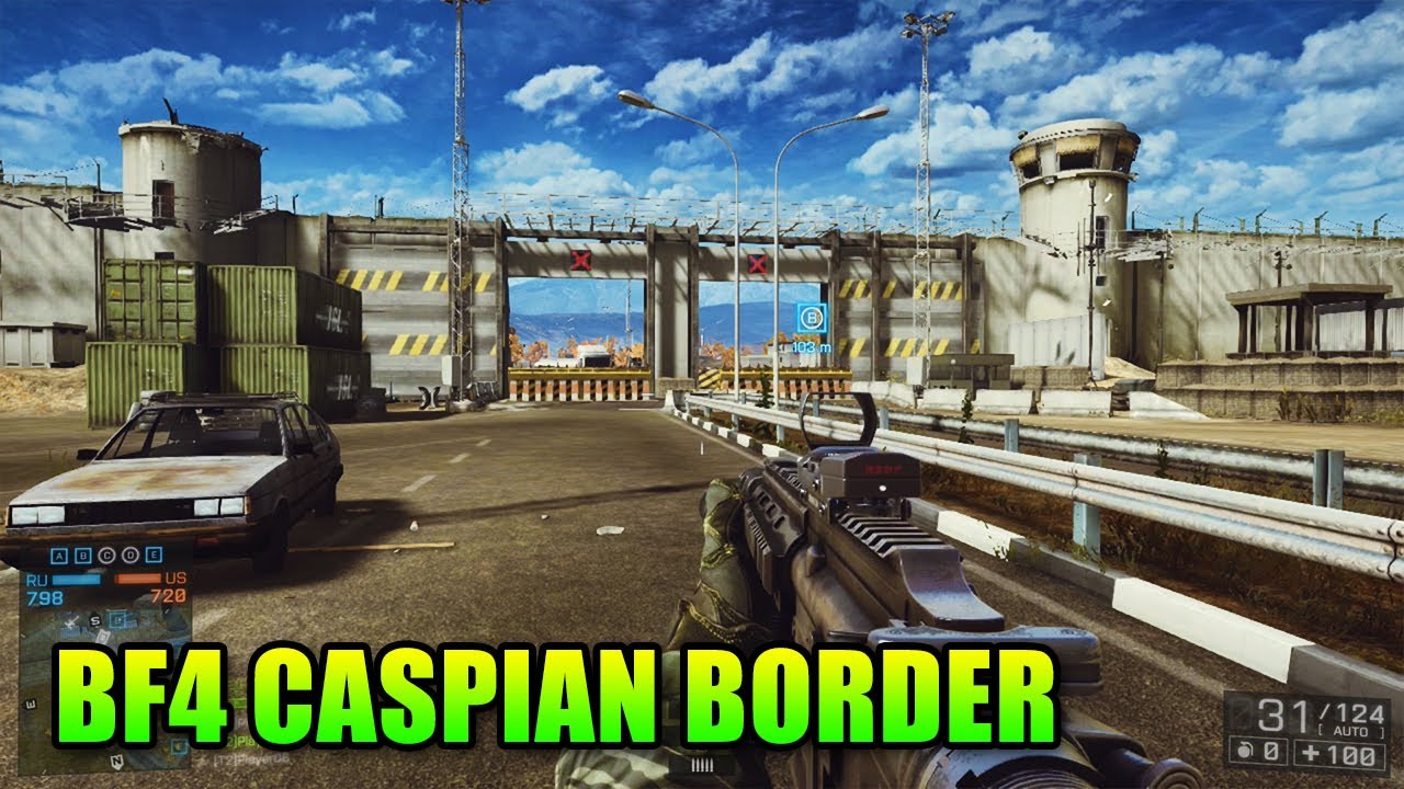 Caspian Border First Look! Mega Wall (Battlefield 4: XBOX ONE Second Assault Gameplay/Commentary)