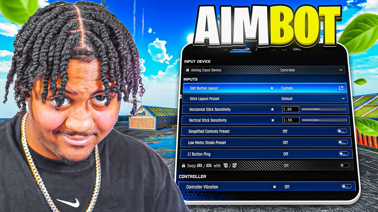 MY NEW SETTINGS GAVE ME AIMBOT ON WARZONE 😍