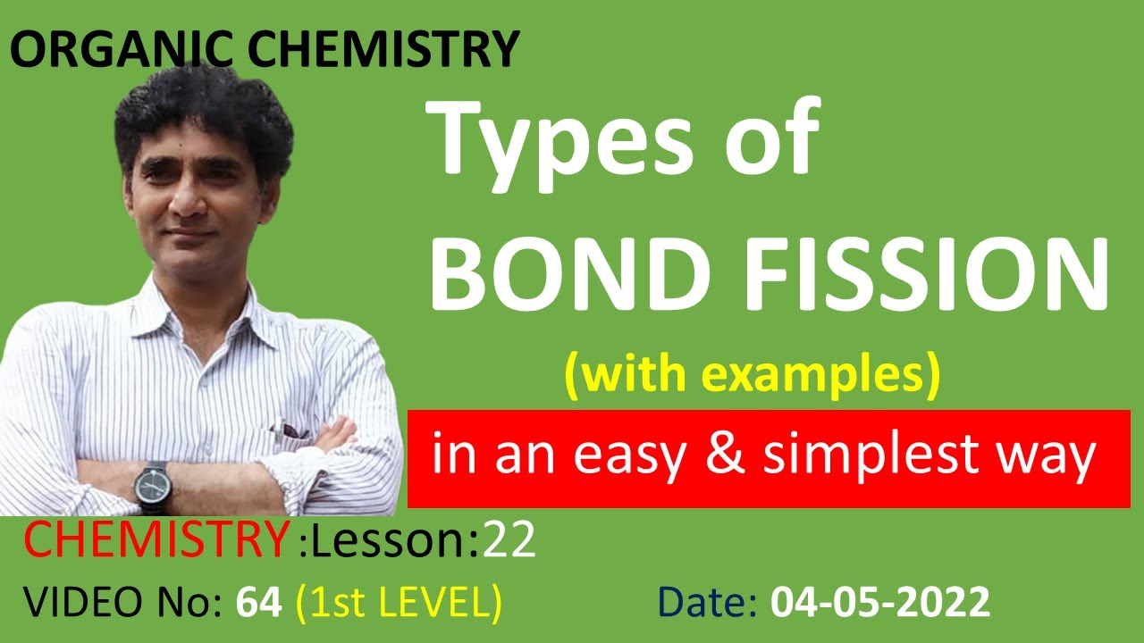 #What is bond fission? Types of bond fission # ORGANIC CHEMISTRY #IIT #NEET #INTER #EAMCET #NCERT