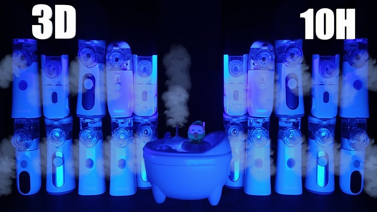 💨 ASMR: 3D-аэрозоль с 21 невероятным небулайзером 🌌 Мировой рекорд по расслаблению во время сна💤
