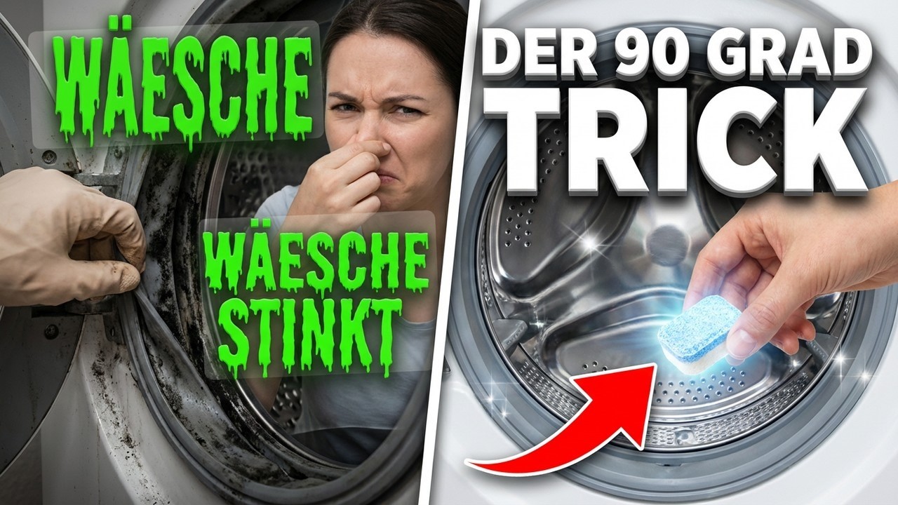 WÄSCHE STINKT? Der Spülmaschinentab-Trick & das 