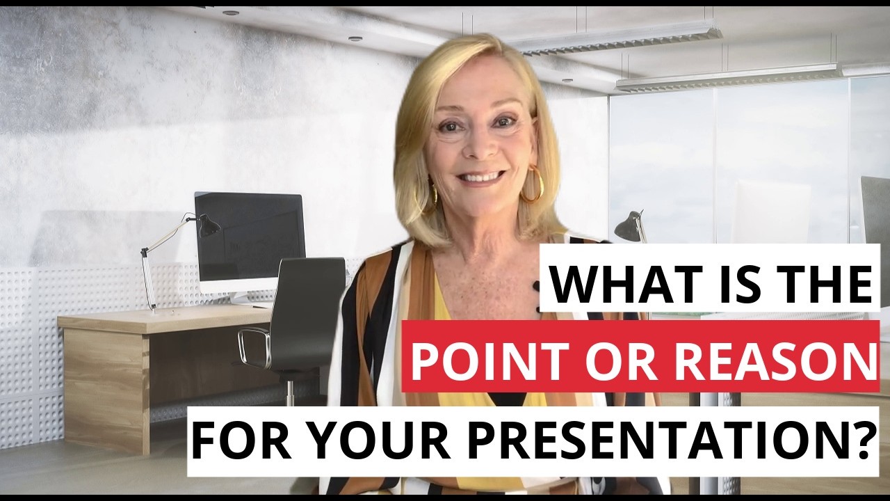 Do you Have a Point or Purpose for Your Presentation? | Sue Currie