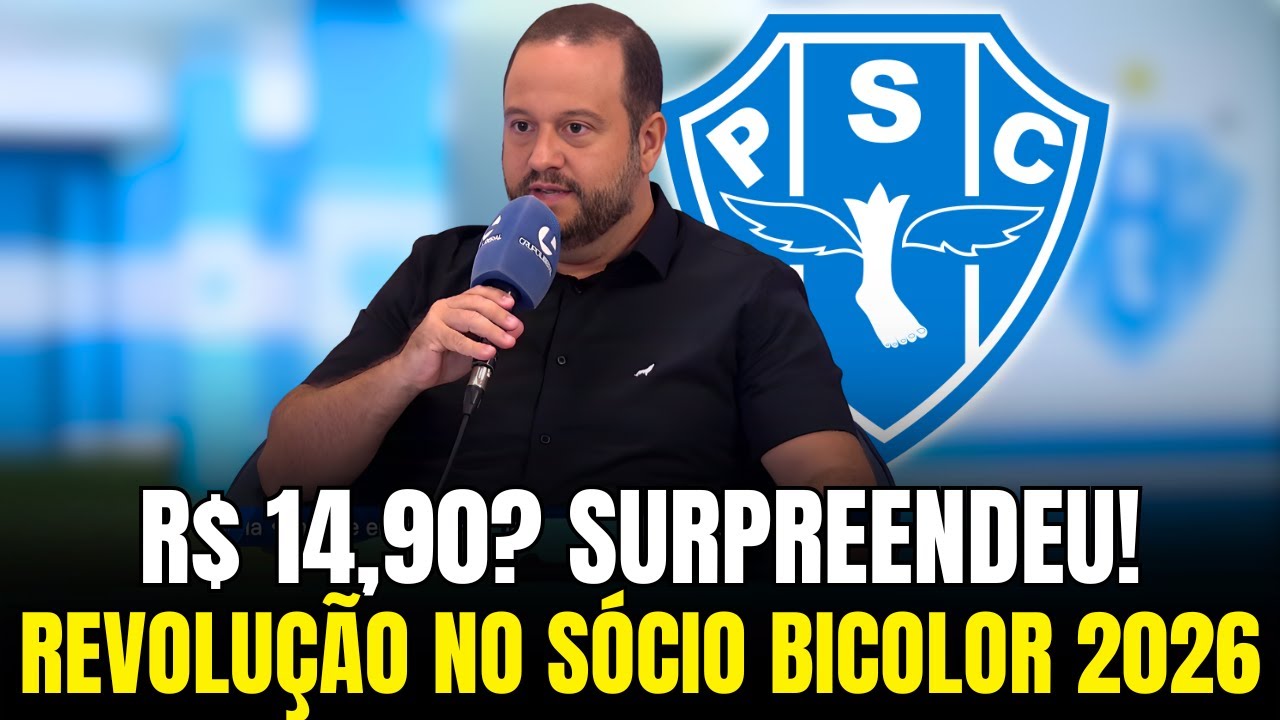 🚨 R$ 14,90?! DIRETORIA DO PAYSANDU DÁ XEQUE-MATE NA CONCORRÊNCIA! NOTÍCIAS DO PAYSANDU SC