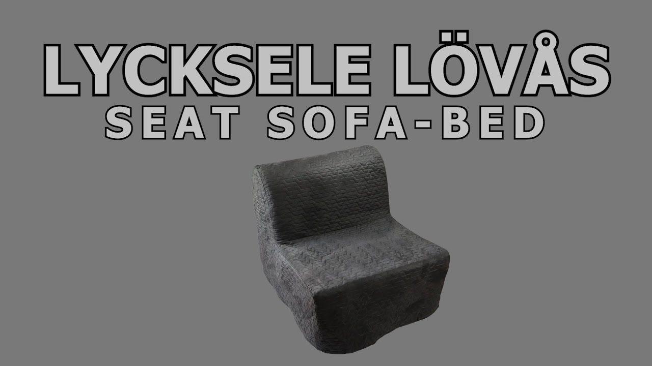 How to build | Ikea LYCKSELE LÖVÅS Seat Sofa-Bed Assembly| Put It Together